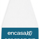 Encasa XO Ironing Board Cover and Pad 42"x14" - Thick 2mm Foam Padding, Drawstring Tightening & Lock, Heat Reflective, Scorch & Stain Resistant, Medium Ironing Board - White