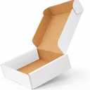 Corrugated Shipping Boxes13x11x3Inches, 30Pack Kraft Cardboard Literature Mailers, Durable Small Business Mailing Boxes for Packaging & Shipping Supplies, White,Shipping boxes made from recycled paper