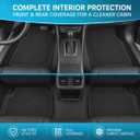Mythoria Waterproof Car Floor Mats Full Set Compatible with Toyota Corolla 2009 2010 2011 2012 2013 | All-Weather Protection, with Anti-Skid Retaining Buckle | Automobile Floor Liner Accessory