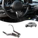 Steering Wheel Cover Trim for BMW F20 F22 F21 F30 F32 F33 F36 F06 F12 F13 X5 F15 X6 F16 M-Sport Car Accessories (Carbon Fiber)