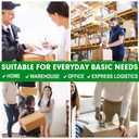 HERKKA Clear Packing Tape, 36 Rolls Heavy Duty Packaging Tape for Shipping Packaging Moving Sealing, Thicker Clear Packing Tape, 2 inches Wide, 65 Yards Per Roll, 2340 Total Yards