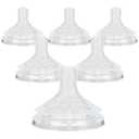Silicone Bottle Nipples for Philips Avent Natural Baby Bottles,Size 5 Nipple,6m+,Flast Flow, 8 Count