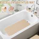 XLHOMO 26PC Bathroom Accessories Set - Gorgeous Bathroom Set, Beige Bathroom Accessory Set, Shower Curtain Set with Bathtub Mats for Shower Tub, Trash Can & Soap Dispenser
