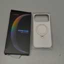 TORRAS Q3 Silicone for iPhone 17 Pro Max Case Stand, Fit for MagSafe, Liquid Silicone Soft Cozy Grip, 360 Spin Magnetic Stand, Camera Control, Protective for iPhone 17 Pro Max Phone Case, Ivory Gold