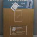 DUMOS Black Metal Framed Vanity Rounded Rectangle Bathroom Mirrors for Over Sink Wall, 30x22 Inch Matte Large Mirror, Modern Decorative for Restroom, Farmhouse, Horizontally or Vertically Hanging