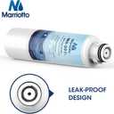 MARRIOTTO MIWF6200 Water Filter Replacement for Midea MIWF6200, MRS26D5AST, MRS26D7AST, MRQ22D7AST, MF-2008-R2, NS-WF26SS0-1, Zline MIWFT2100, RFM-W-36, WF200, SJWF200, SJG2254FS, NSF42, (2 Pack)