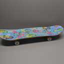 Skateboards for Beginners Kids Boys Girls and Adults,31''x8'', 7-Layer Maple, Double Kick Concave, Fascinating Cool, Solid & Durable (Colorful Mermaid)