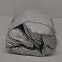Waterproof SUV Car Cover: 6-Layer Protection from Rain, Snow, UV & Dust - Universal Fit up to 189 inches with Zipper Door & Windproof Straps for Outdoor, Garage, Travel Use, Silver