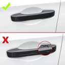 Door Handle Covers Trim Compatible with 11th Gen Civic Accessories, for Honda Civic 2022 2023 2024 2025, Accord/CR-V/HR-V 2023 2024 2025 with Smart Auto Lock - Glossy Black Car Decoration