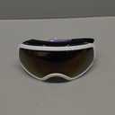 FEISEDY Kids Ski Goggles,Snowboard Goggles for Boys Girl Youth,OTG Anti Fog UV Protection Snow Goggles B0019 (White Frame & Purple Mirrored Lens (Vlt 11%))