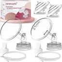 Nenesupply 21mm Flange Pump Parts Compatible w Spectra S2 S1 Breast Pumps Replacement Kit for Spectra Pump Parts S2 Parts S2 Accessories Inc Flange Duckbill Valve Backflow Protector