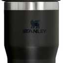 Stanley IceFlow Flip Straw Tumbler with Handle 20 oz | Twist On Lid and Flip Up Straw | Leak Resistant Water Bottle | Insulated Stainless Steel |BPA-Free | Black 2.0