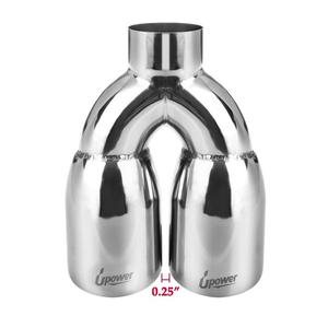 Upower Dual Exhaust Tip Tailpipe 2.5 Inch