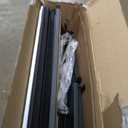 Rolanstar Full Bed Frame with Headboard, Bed Frame Full with LED Lights, Camas Full Size Bed with Charging Station, Solid Metal Slats, Noise Free, No Box Spring Needed, Black