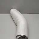 Exhaust Tip, 4 Inch Diesel Exhaust Tip Elbow Tip with a Clamp, 4" inlet 6" Outlet Chrome Exhaust Tip for Pickups, Trucks and Cars