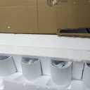 Modern Bathroom Light Fixtures Over Mirror, Vanity Lights for Bathroom Wall Sconces with Milky White Glass Shades, E26 Socket (Bulbs Not Included), 5 Light, Black Gold