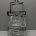 Upgraded Extended Length Shower Organizer with Hooks, Rustproof Shampoo Soap Holder, Large Hanging Bathroom Caddy
