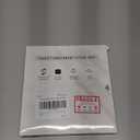 Kitchen Faucet Mat, Quick Drying Diatomite Sink Faucet Mat Splash Guard for Kitchen, Water Absorbing Stone Tray for Sink, Absorbent Stone Drying Tray for Bathroom Counter (15.8" x 4", White Gray Style 1)