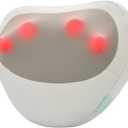 HoMedics Heated Shiatsu Massage Pillow for Neck, Back and Shoulder Pain. Portable, Cordless Deep Tissue Massager. Create Your Own Massage Chair, for Bed, Floor, or Couch