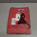 Women's Short Sleeve Cropped Cardigan Button Down Sweater Lightweight Knit Shrugs (Red, XL)