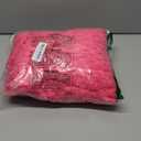 Puncuntex Hot Pink Throw Blanket 50"×60" inches Gifts for Mom Fuzzy 3D Jacquard Decorative Flannel Fleece Super Soft Plush Cozy Blanket for Couch Sofa Chair Lightweight