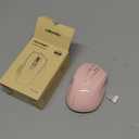 TECKNET Wireless Mouse (BT5.0/3.0 & 2.4G) Rechargeable 4800 DPI Silent USB A & Bluetooth Mouse 6 Buttons, Wide Compatibility - Pink