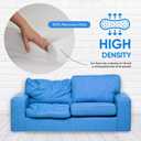 AK Trading CO. AK-Trading Upholstery High Density 4"" Height x 24"" Width x 72"" Length-Home or Commercial Use Seat Replacement Cushion-Made in USA Foam (FOAM-HD-4x24x72)