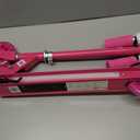 Scooter Toys for Kids Ages 6-12/3-5, Christmas Birthday Gifts for Girls Boys, Easy Folding Kids Scooter with 3 Levels Adjustable Handlebar (Rose Red)