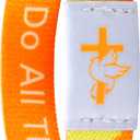 3 x Bible Verse Bracelets for Men with NFC Scan - Daily Bible Bracelet Touch Chip for Scripture Access, Bible Accessories Christian Gifts