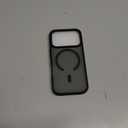 SUPFINE Magnetic for iPhone 17 Pro Case (Compatible with MagSafe)(Military Grade Drop Protection) Translucent Matte Shockproof with Anti-Fingerprint Phone Cover,Black