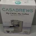 CASABREWS CM5418 Espresso Machine 20 Bar, Espresso Maker with Milk Frother Steam Wand, Stainless Steel Espresso Coffee Machine with 34oz Removable Water Tank, Gift for Mom or Dad, Gift for Him, Creamy