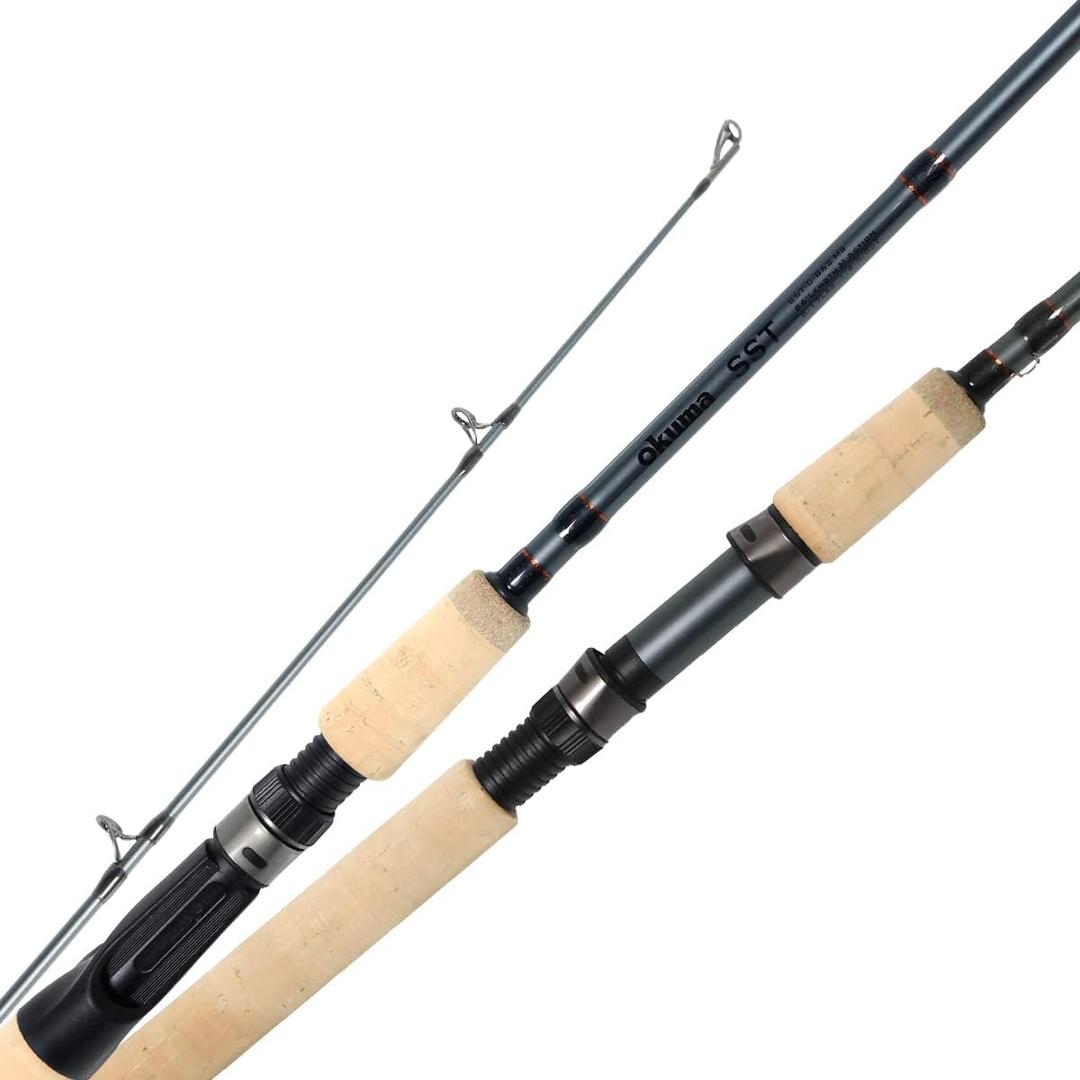 Okuma SST A Series Cork Grip 30/40 Ton Carbon Blank Lightweight Fishing Rod, 8'6" ML