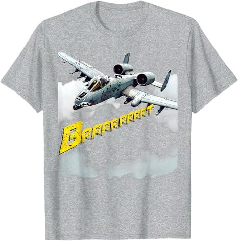 A-10 Warthog Jet Airplane Funny Graphic T-Shirt Size XL