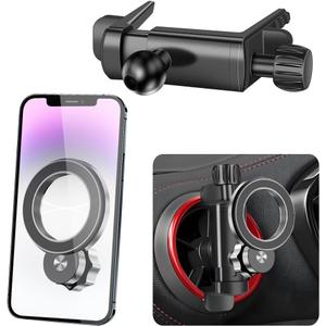 Car Magnetic Phone Mount for Chevrolet Blazer 2019-2025，Camaro 2010-2015，Chevy HHR 2006-2011 Interior Circular Air Vent Accessories Cell Cellphone Holder Screen Charging Magnet Stand Mobile Cradle