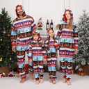 VNVNE Matching Christmas Onesie Pajamas for Women/Men/Couples/Family, Xmas Holiday Long Sleeve One-Piece Adults Pjs Sleepwear (Medium, Truck Dwarf)