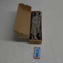 4th of July Decorations Outdoor 4 Pack Solar Garden Lights, Timer Remote Red White Blue Solar Firework Lights with 8 Modes, Waterproof Patriotic Pathway Light for Patio Independence Day Party Decor