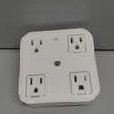 Philips 4-Outlet Extender, Grounded Power Adapter, Charging Station, Smart Surge, Wi-Fi Indicator Light, Compatible with Amazon Alexa and Google Assistant, ETL Listed, White, SPP4311WF/37
