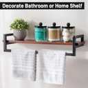 8 Pack Acrylic Qtip Holder Dispenser for Cotton Swabs, Balls, Pads, Floss - Plastic Canister Apothecary Jar Set, Bathroom Essentials Accessories Decor Vanity Makeup Storage Organizer - Clear & Black