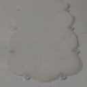 SlipX Solutions Cloud Shaped Non-Slip Bathtub & Shower Mat 17 x 29, Soft Loofah Cushioning for Sensitive Feet, Built-in Product Protection, Machine Washable, White