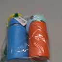 Fimibuke Kids Insulated Water Bottle, 14oz BPA FREE Double Wall Vacuum Tumbler 18/8 Stainless Steel Leak Proof Kids Cups with Straw Metal Water Bottle for School Boys Girls (2 Pack, Ocean Life)