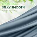 SONORO KATE 100% Viscose Derived from Bamboo_, Extra Deep Pocket up to 18"-24",Ultra Soft & Cooling Sheets for Hot Sleepers, Hotel Luxury Silky Bed Sheets (French Blue,King)