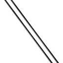 SootEater Rotary Chimney Rod Set - 6' Rotary Black Chimney Cleaner Extension Rods Kit w/a Quick-Connect System, for Long Chimney Pole, CRD307