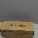 AVID POWER Angle Grinder, 7.5-Amp 4-1/2 inch Electric Grinder Power Tools with Grinding and Cutting Wheels, Flap Disc and Auxiliary Handle for Cutting, Grinding, Polishing and Rust Removal - Red