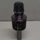 BONAOK Karaoke Microphone for Kids & Adults - Bluetooth Microphones Singing Mic with Disco Lights, Echo Effect, Built-in Speaker Portable Karaoke Player for Party Travel Gifts Q78(Space Gray)