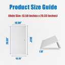 Thicken 1mm 14 x 29 Access Panel for Drywall, Ceiling Access Panel for Drywall,14x29 Metal Access Panels are Thickened to 1mm to Solve Fragile Panels (Hole Size: 13.58 inches x 29.33 inches)