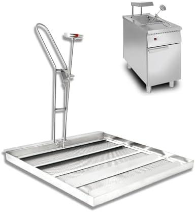 Commercial Deep Fryer Filter AF45, 13.6" x 13.6" 304 Stainless Steel Deep Fryer Screen, Compatible with Avantco & Pitco Deep Fryers, Extends Frying Oil Life By 40%