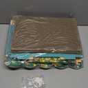 2 Story Cardboard Cat House with Scratcher Pad for Small Kitten,17x12x10 Multi Level Durable Cat Condo & Villa for Bunny Rabbit Small Animals Christmas Birthday Gift(Hawaii)