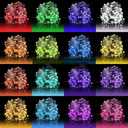 OMIKA LED Fairy Lights 33FT 100 LEDs Battery Operated String Light, Waterproof Multi Color Changing Fairy Lights with Remote for Indoor Outdoor Patio Wedding Party Xmas Bedroom Decoration (16 RGB Colors (Battery+USB))