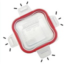 Pyrex Square Glass Dish with Locking Lid