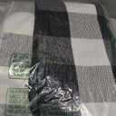 MUBIN Cotton Buffalo Plaid Rug, 4' x 6' Black and White Outdoor Rug Decorative Mat, Washable Large Doormat Hand-Woven Foldable Area Rug for Outdoor Patio Indoor Living Room Dining Room Kitchen